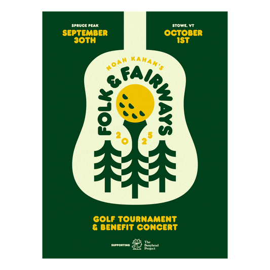 2025 Folk and Fairways Poster