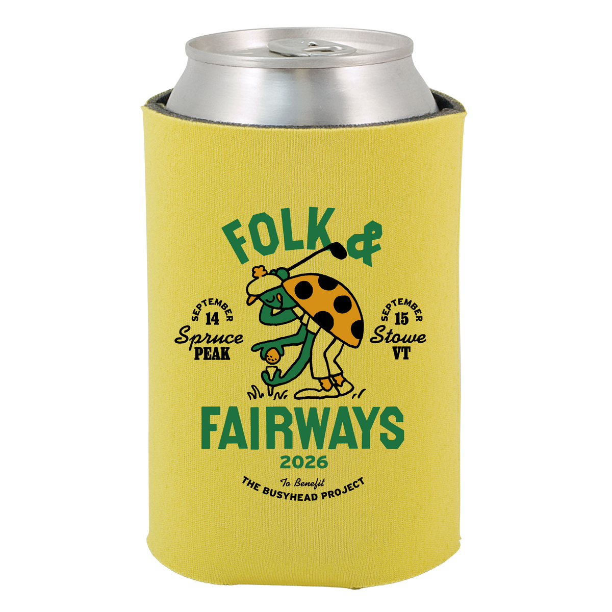 2026 Folk and Fairways Koozie
