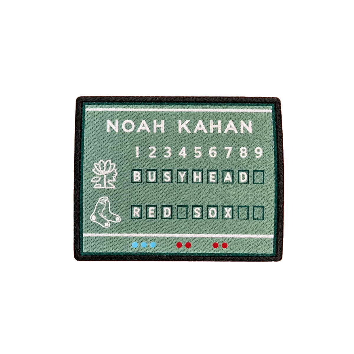 "Green Monster" Busyhead X Red Sox Scoreboard Patch